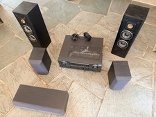 Aiwa AV-D35U 5.1 Receiver w/ SX-AV1700 Speakers Dolby Pro Logic Black