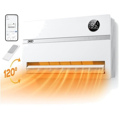 WiFi Enabled Smart Heater, Adjustable Thermostat, Easy Mount