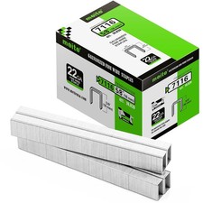22 Gauge Galvanized Wide 5/8" Leg Length Meite 71 Series 3/8" Crown Staples