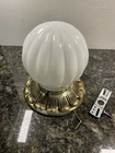 Vintage Mid century Ceiling Fixture Milk Glass