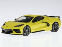 Chevrolet Corvette C8 2020 Gelb Modellauto MOC315 Ixo 1:43