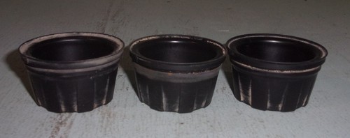 3 Mini Rubber Feed Water Tubs Buckets for Breyer Model Horses