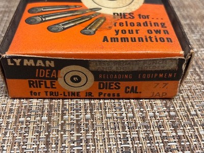 Lyman Ideal Tru Line Junior Jr. reloading die set 7.7 Japanese | eBay
