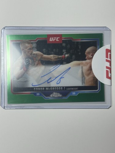 Conor McGregor #CVA-CM 2025 Topps Chrome UFC Veteran Autograph card