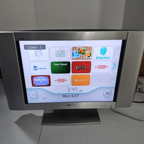 Sony Wega KLV-21SG2 21" LCD TV 1080i 720P S-Video Tested Working Clean