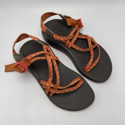 Chaco ZX2 Women s Sandals Coral Orange Pink Strappy Athletic Hiking Water Size 7