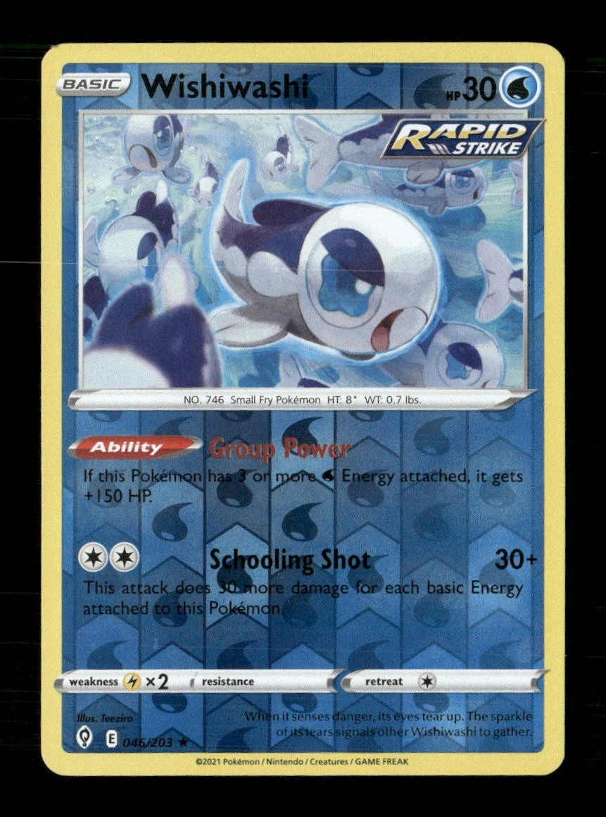 pokemon wishiwashi card Wishiwashi (Secret) 240/236 main image 1