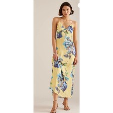 Bardot Wintour Floral Print Slip Maxi Dress - Size US 6