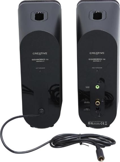 Creative GigaWorks T20 Series II 2.0 Multimedia Speaker System - Black ...