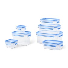 EMSA Clip & Close Frischhaltedosen Set 0,15 u 0,2 u 2 x 0,55 u 1,1 u 1 u 2,2 L