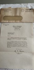 J. Edgar Hoover Typed Letter Signed 2-18-35 With Envelope