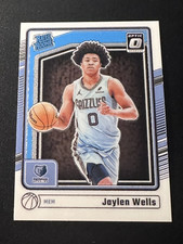 2024-25 Panini Optic Rated Rookie Jalen Wells #252. Grizzlies 