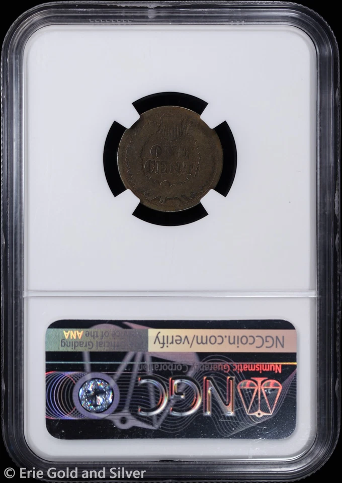 1869 1C Indian Head Cent NGC G 4 BN - Image 2 of 4