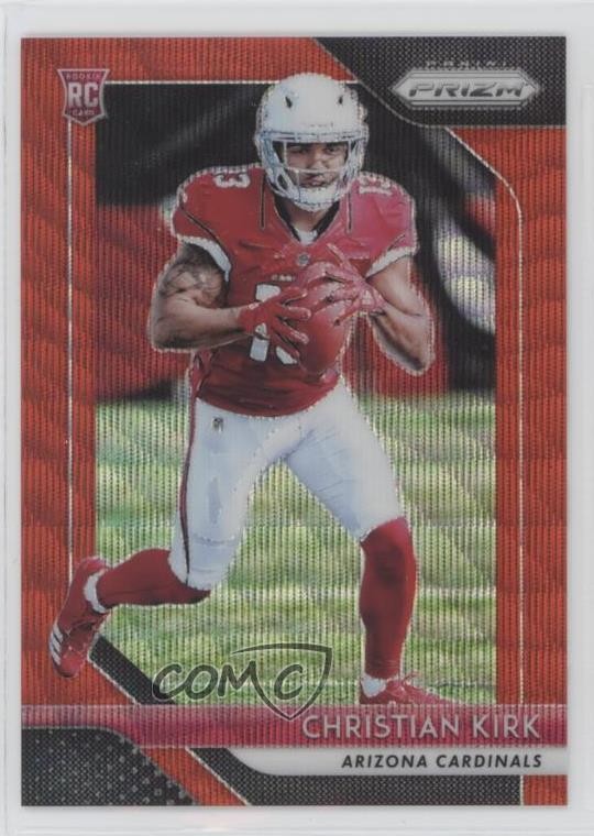 2018 Panini Prizm Rookie Red Wave Prizm 80/149 Christian Kirk #219 ca0