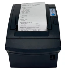 NCR Bixolon SRP-350PlusIII Thermal Receipt POS Printer USB LAN Serial No Adapter