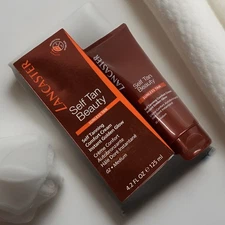Lancaster Selft Tan Beauty Self Tanning Comfort Cream 02 MEDIUM 4.2oz AS PICT!