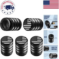 5-pack American Flag Tire Valve Stem Caps - Stylish Tpms Safe Aluminum Caps 5-pack American Flag Tire Valve Stem Caps - Stylish Tpms Safe Aluminum Caps