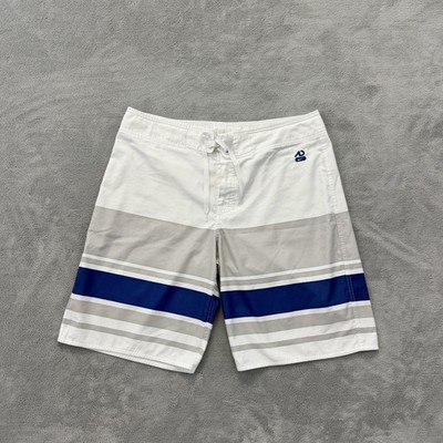Nike Vintage Kostüm Shorts Super Baggy Surf Style mit Streifen 2000er Jahre