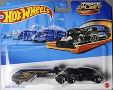 Rad Rider Rig in Black & Gold : Hot Wheels Track Fleet : Truck / Trailer : HYT57
