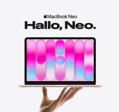 Apple 13'' MacBook Neo A18 Pro Chip, Liquid Retina, 512 GB SSD, Touch ID, Rose