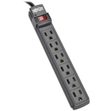 Tripp Lite by Eaton PS66B Power It Power Strip, 6 Outlets, 6-Ft. Cord, Black,