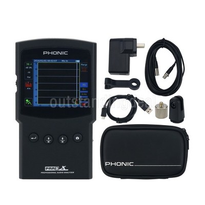   PAA3X Audio Analyzer Support Screenshot Balanced XLR Input/Out/ *vv