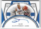 ALLEN IVERSON 2020 PANINI NATIONAL TREASURES AUTO AUTOGRAPH CARD #25/35!