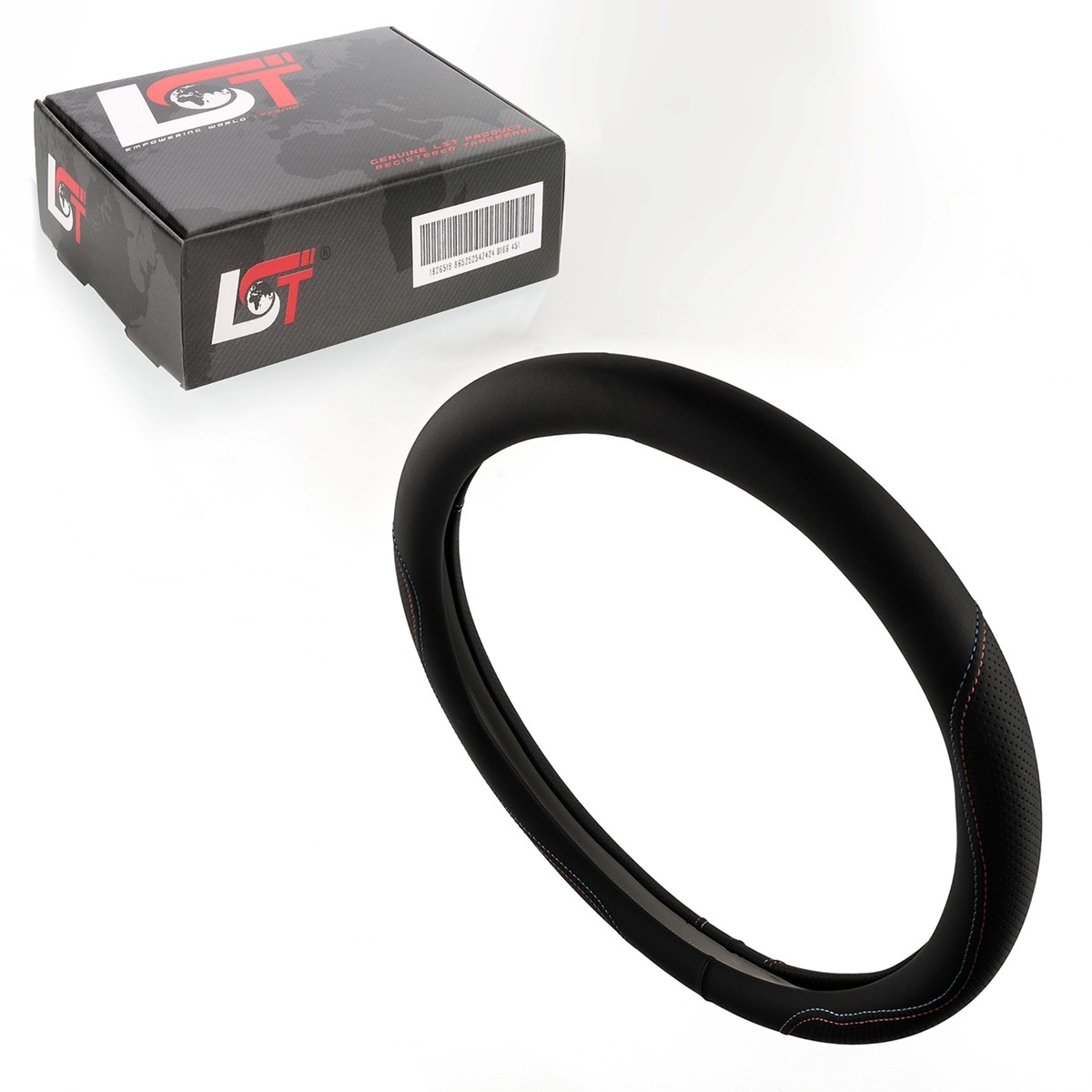 Steering Wheel Cover Ø 38x9 CM Black Red Blue for BMW X1 X3 X4