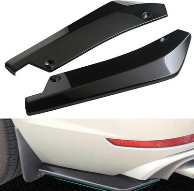 #ad 2X For Honda Accessories Car Rear Bumper Lip Diffuser Splitter Canard Protector $60.00