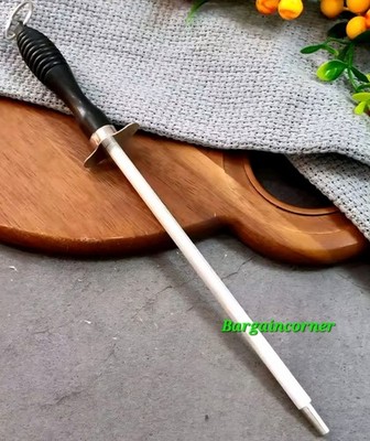 Messerschere Klingenschärfer Schärfstab Edelstahl Wetzstab 