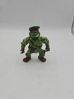 Vintage 1991 TMNT Teenage Mutant Ninja Turtles Green Beret Raphael Action Figure