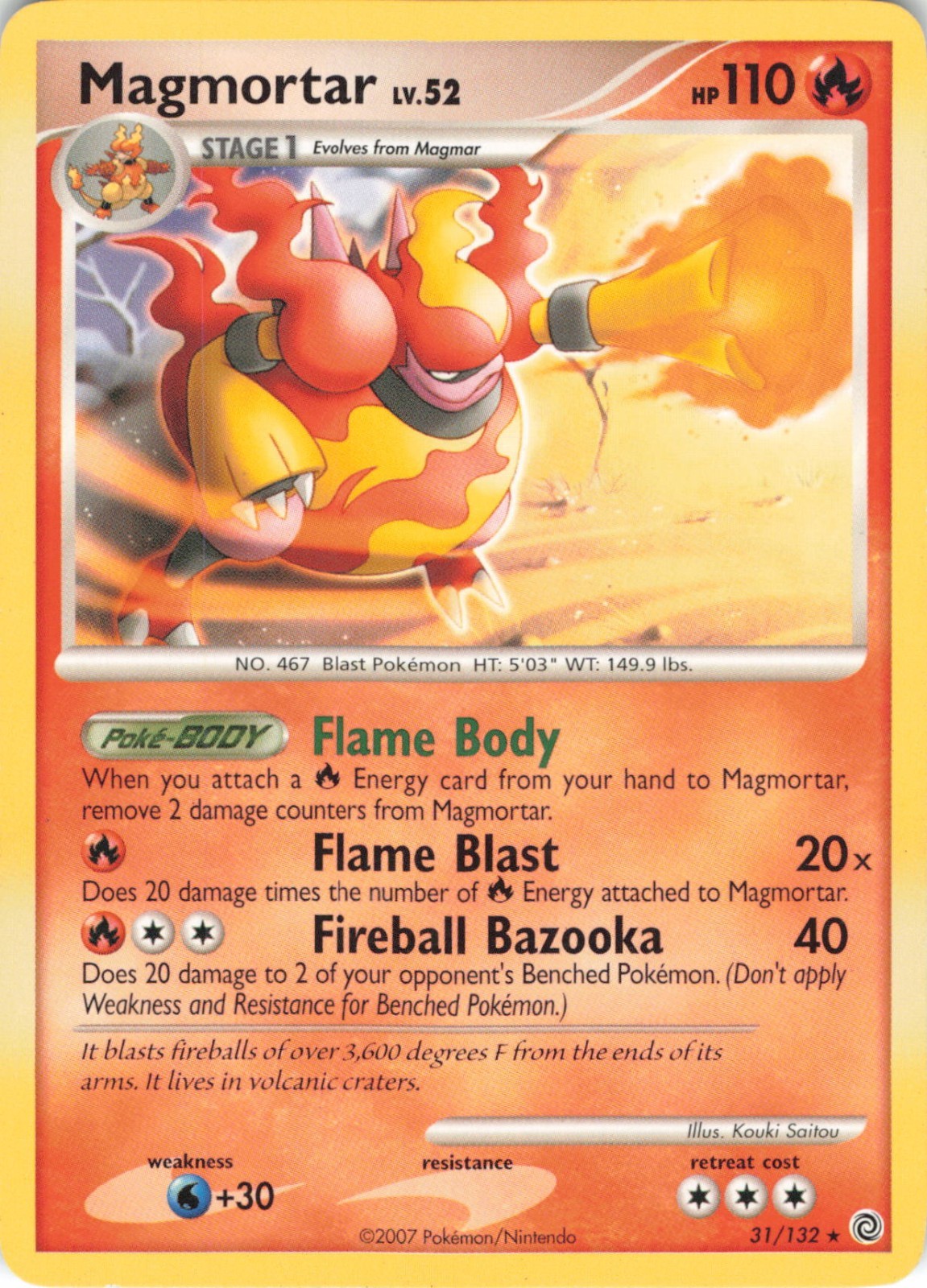 Magmortar 31/132 Secret Wonders Regular