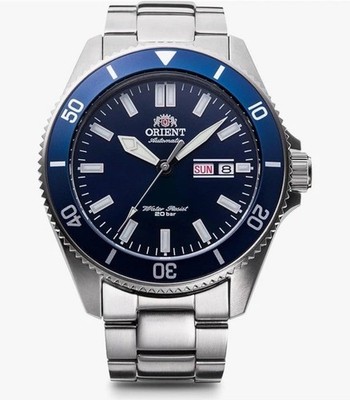 ORIENT Mako Automatik Mechanische Uhr RN-AA0007L Herren Navy