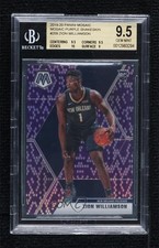 2019 Mosaic Rookies Purple Snakeskin Prizm 1/24 Zion Williamson #209 BGS 9.5 1j6