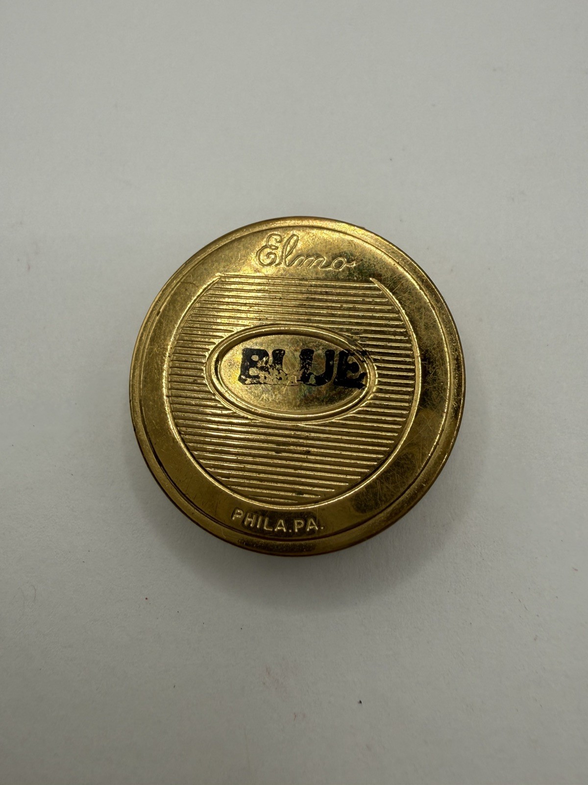 Rare Vintage Elmo Photo Finish Cosmetic Case compact “blue”