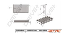 Dr!Ve+ DP1110.10.0581 Luftfilter FüR Audi,Seat,Skoda,Vw