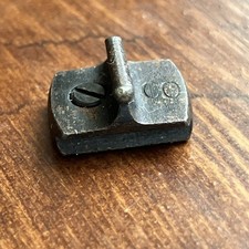Remington 69 Silver Bead Model 8 81 Front Sight Blade With Set Screw .325 High