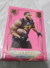 2025 Panini Donruss Elite - Rookies Raheim Sanders #176 Pink Ink (RC)