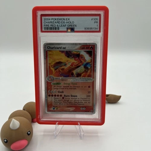 PSA 1 PR 2004 Pokemon EX Fire Red & Leaf Green Charizard EX Holo Foil 105/112