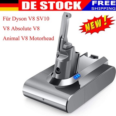 4600mAh Ersatz Akku Für Dyson V8 SV10 21,6V V8 Absolute V8 Animal V8 Motorhead