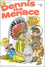 Dennis the Menace #107 VG 1970 Stock Image Low Grade