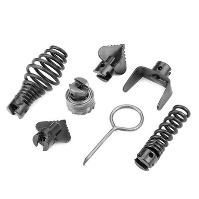 7x 16mm Manganese Steel Drain Cleaner Machine Combination Cutter Heads with for