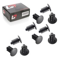 10X Tannenbaum Befestigungs Clips Universal Verkleidung Ø 9-10Mm Kopf 18Mm