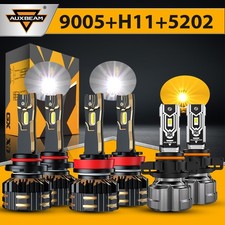 For Chevrolet Colorado 2015-2025 Auxbeam Gx Led Headlight Fog Light Whiteamber