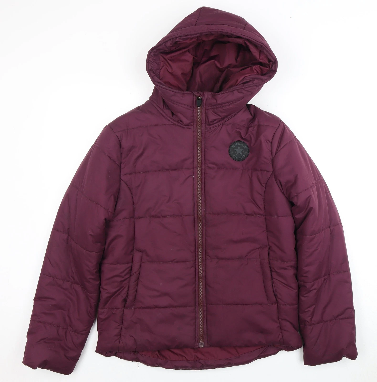 Converse Men's Purple Puffer Jacket, Small, Winter