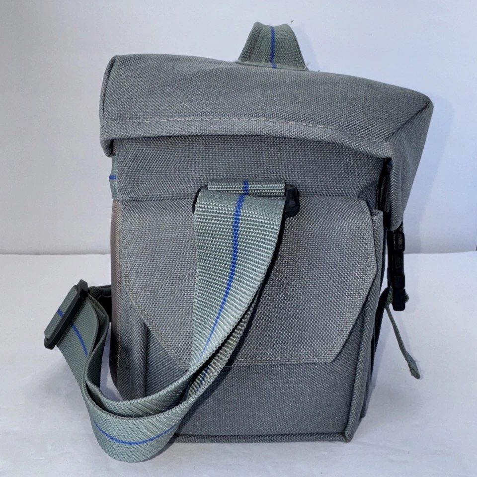 Bolso de hombro Quantaray de lona para cámara o utilitario 4 bolsas laterales aprox 14x8 Foto 3 de 4