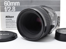 Nikon AF Micro Nikkor 60mm f/2.8 Macro Prime lens F Mount w/Caps from Japan