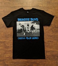 BEASTIE BOYS CHECK YOUR HEAD T-shirt Black Men S-5XL
