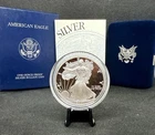 2001-W Proof American Silver Eagle with OGP & COA! 1 Oz .999 Silver