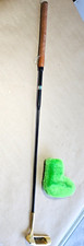 Austad's personalized putter with head cover  leather grip, 24 K gold plated